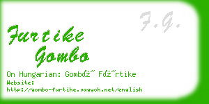 furtike gombo business card